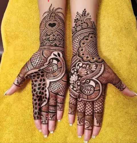 figure mehndi design