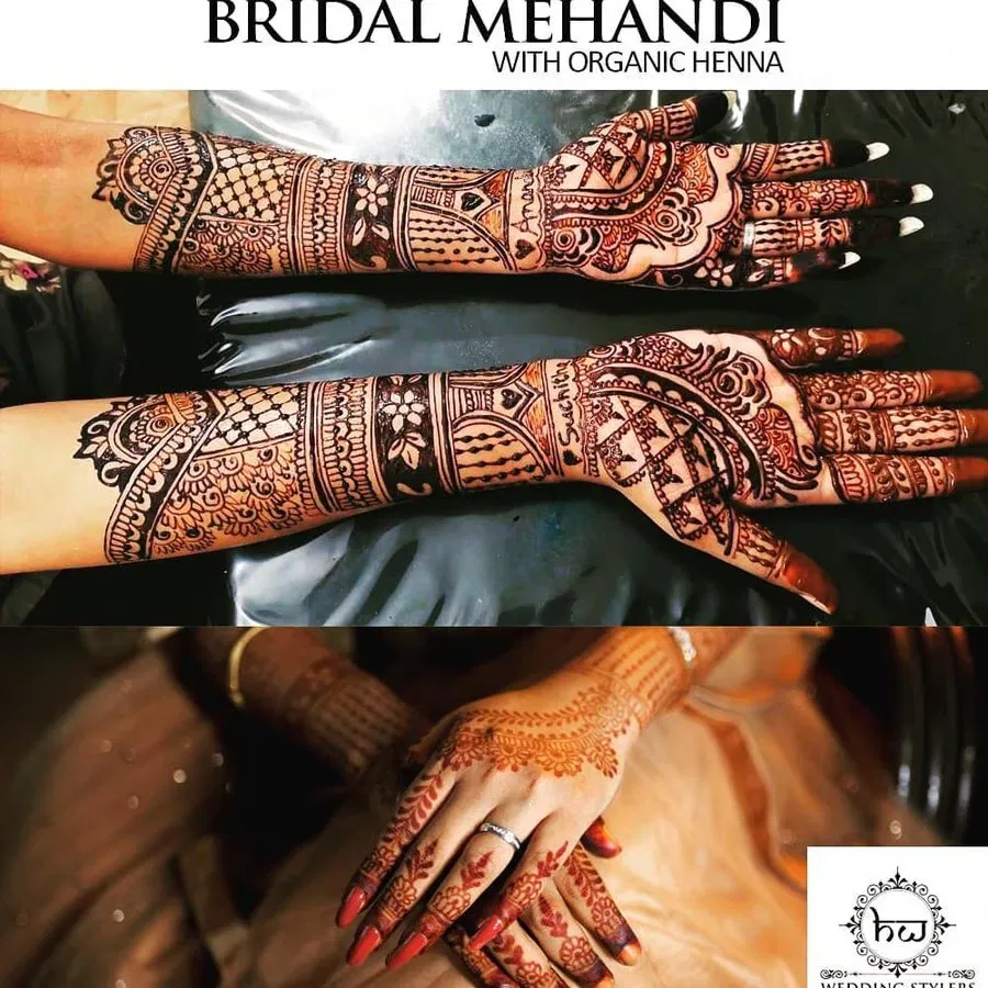 Full Hand Mehndi Design with Figures