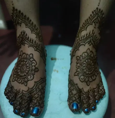 foot mehndi design