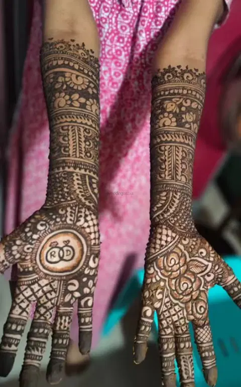 full hand mehndi design