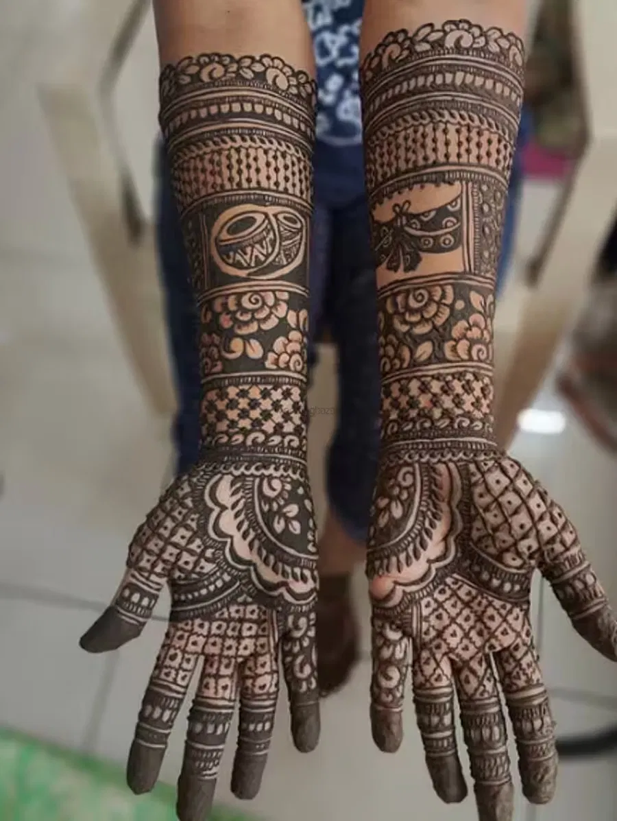 Full Hand Mehndi Design (2)