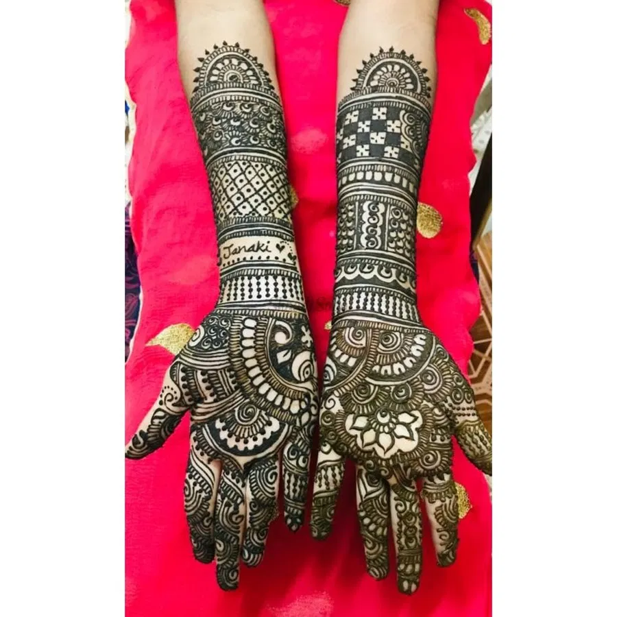 Full Hand Mehndi Design