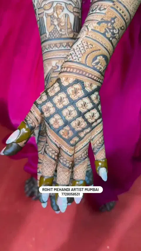 arabic bridal mehndi design