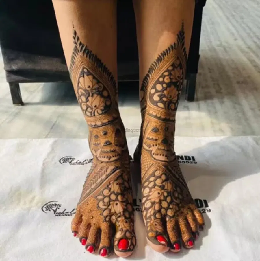 Foot Mehndi Design