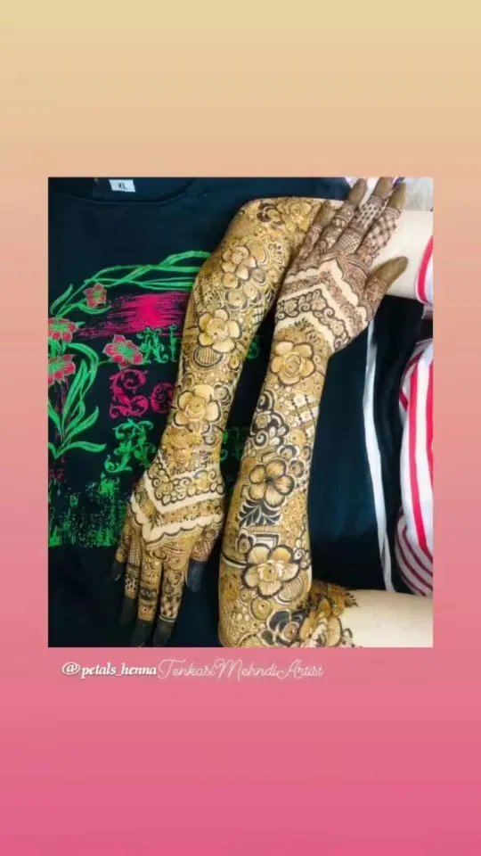 Full Hand Mehndi Design
