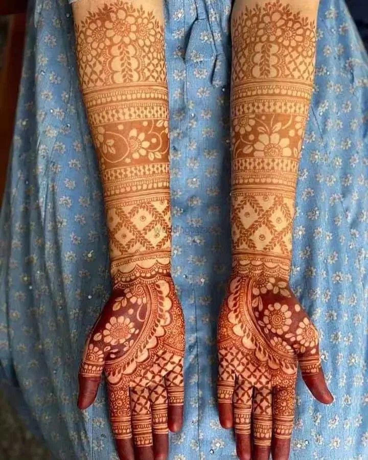 Full Hand Mehndi Design