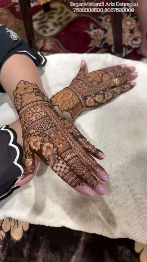 bridal mehndi design