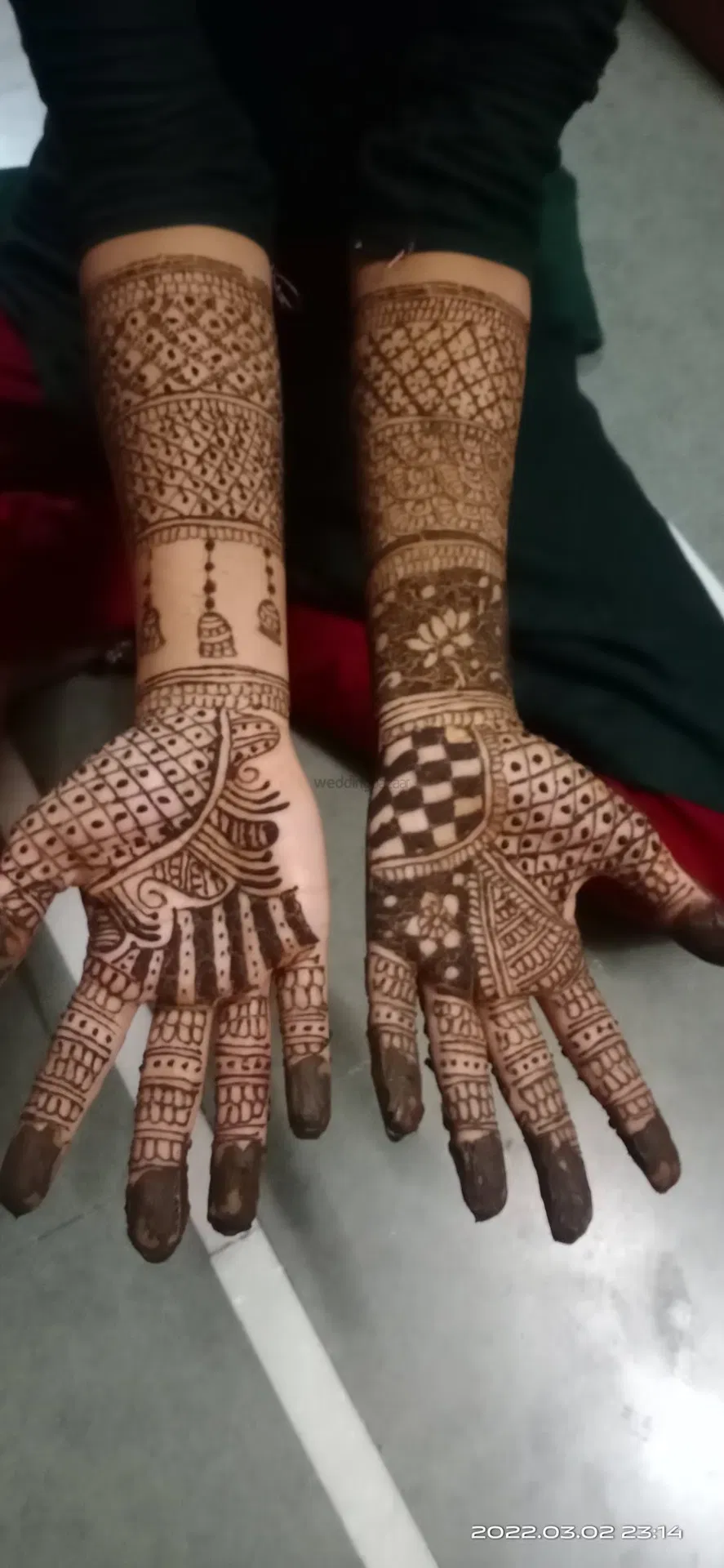 Mehndi Design with Figures