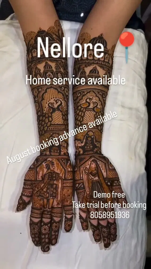 Heavy Foot Mehndi Design with Figures
