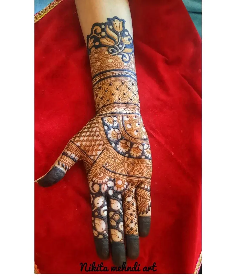 Full Hand Mehndi Design