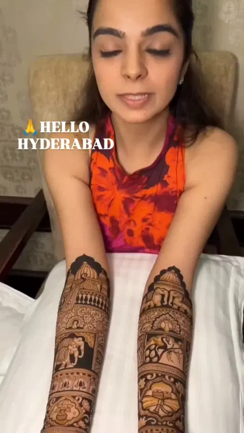 bridal full hand mehndi design