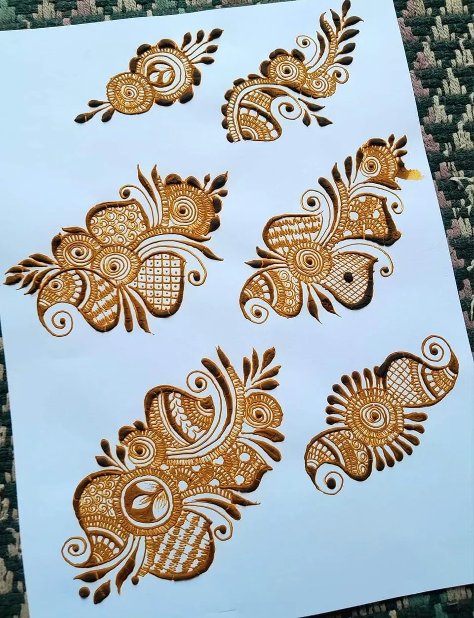 Arabic Simple Mehndi Design (2)