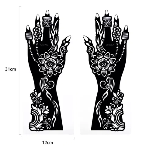arabic indian figure mehndi design