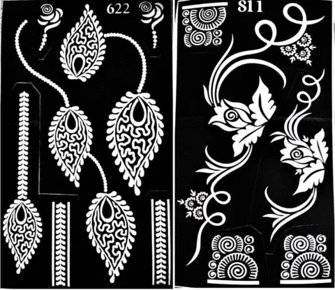 arabic figure front hand mehndi design