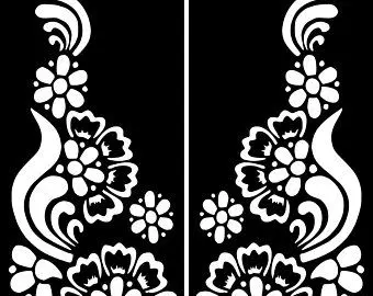 arabic flower mehndi design