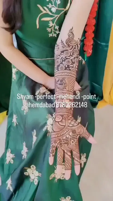 bridal figure full hand mehndi design