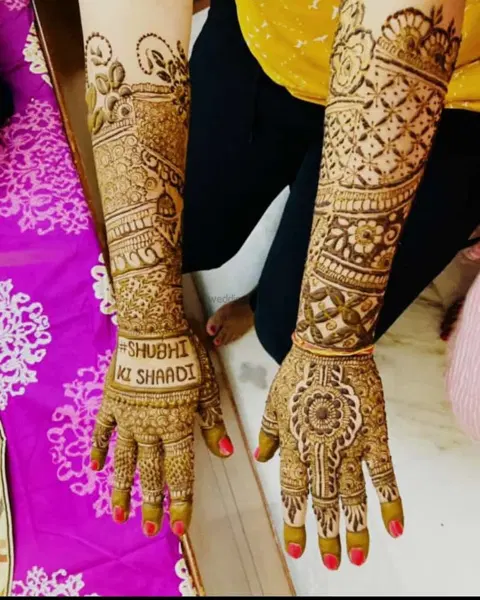full hand mehndi design