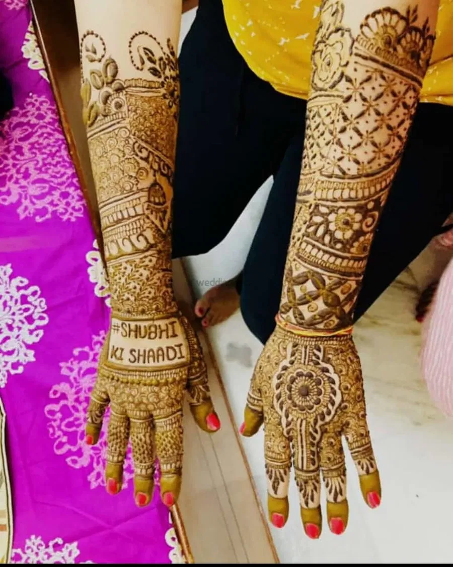 Full Hand Mehndi Design