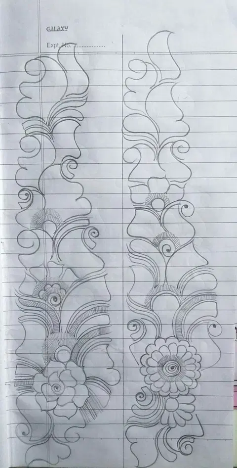 arabic deity back hand mehndi design