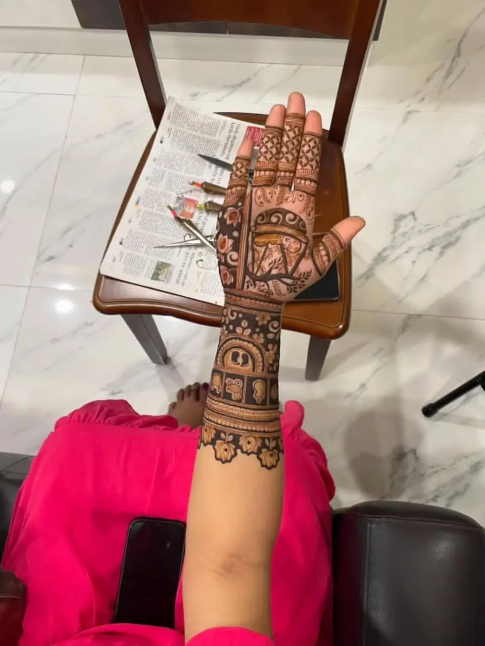 Full Hand Mehndi Design