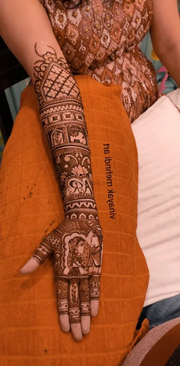 Full Hand Mehndi Design