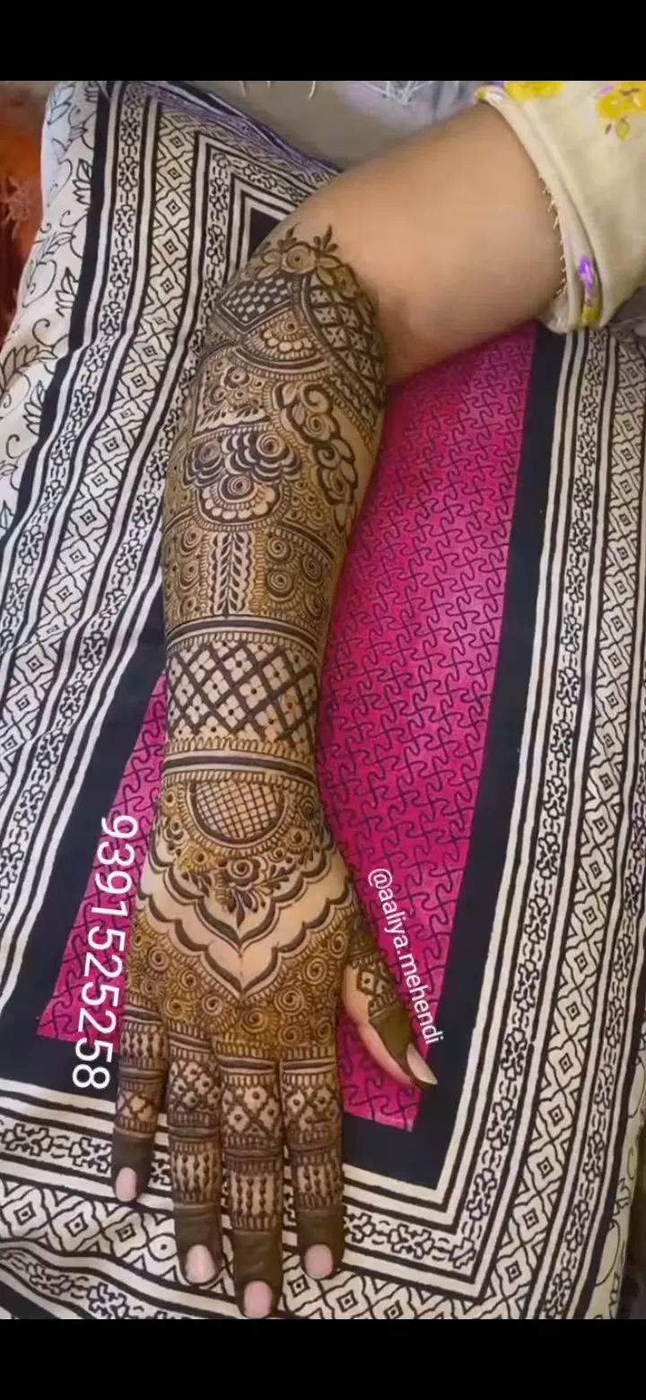 Full Hand Mehndi Design
