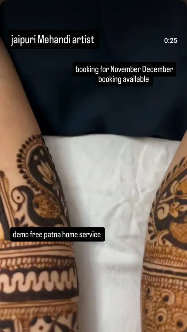 Mehndi Design with Peacock
