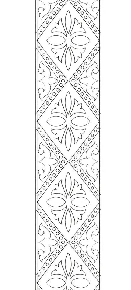 arabic circle front hand mehndi design