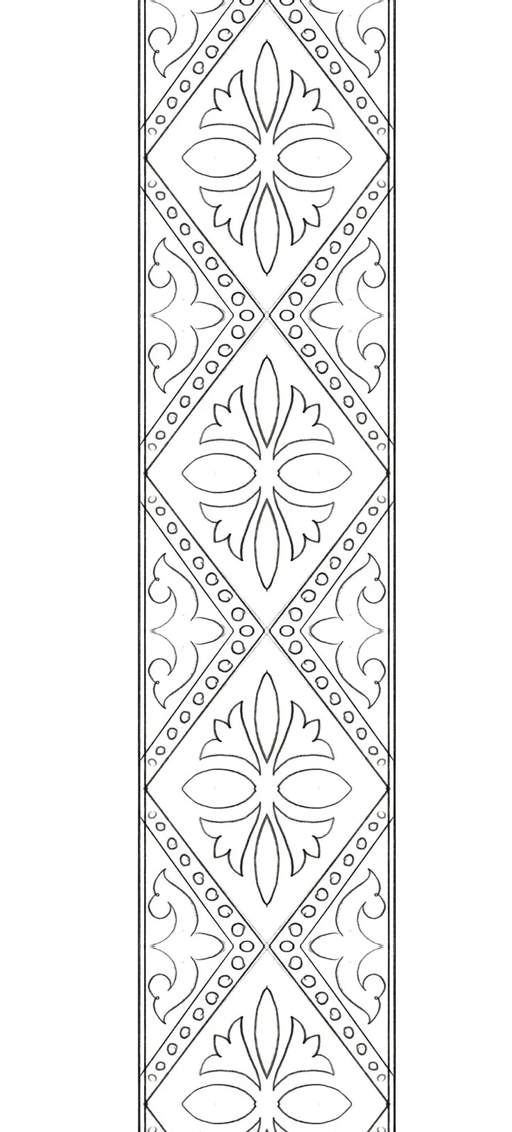 Arabic Front Hand Mehndi Design with Gol Tikki, Deity and Flowers (2)