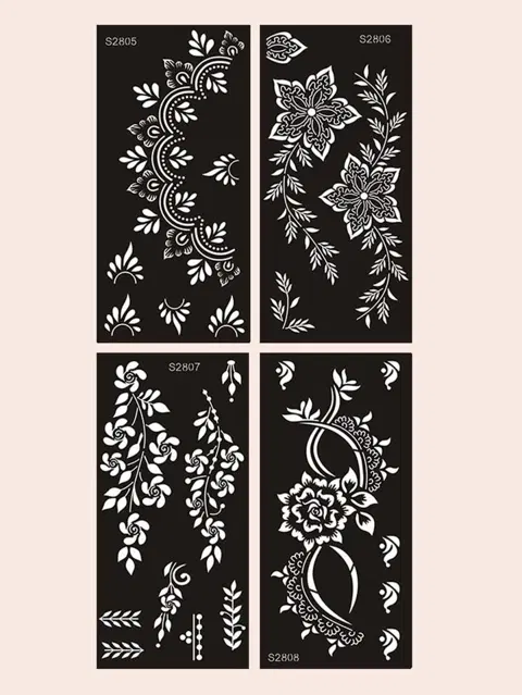 arabic flower mehndi design