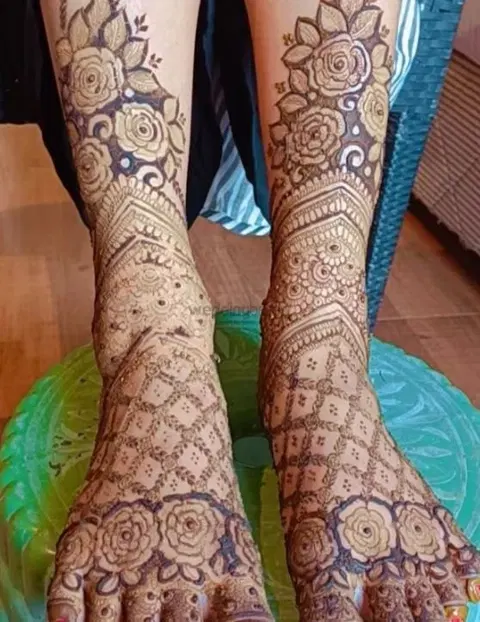 foot mehndi design