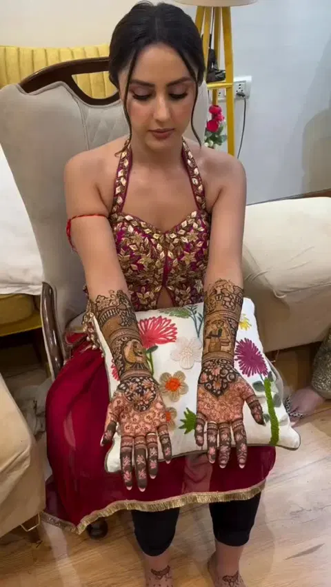 bridal mehndi design