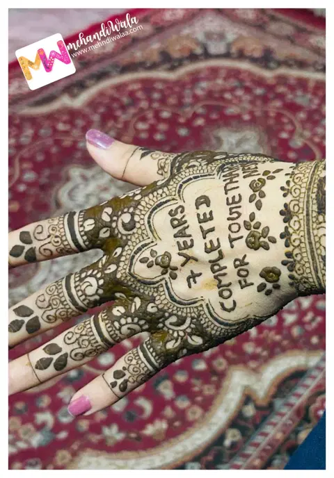 heart mehndi design