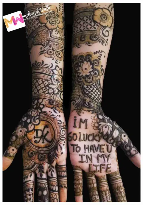 bridal figure full hand mehndi design