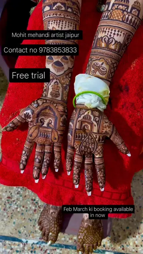 bridal mehndi design