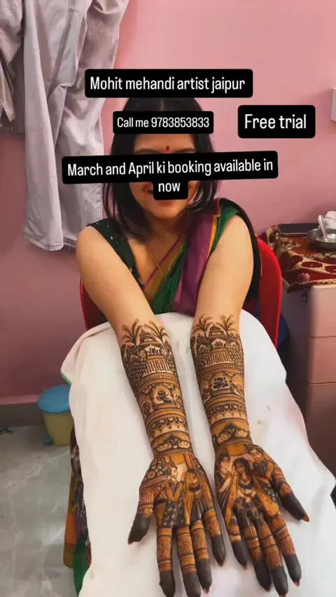 bridal figure full hand mehndi design