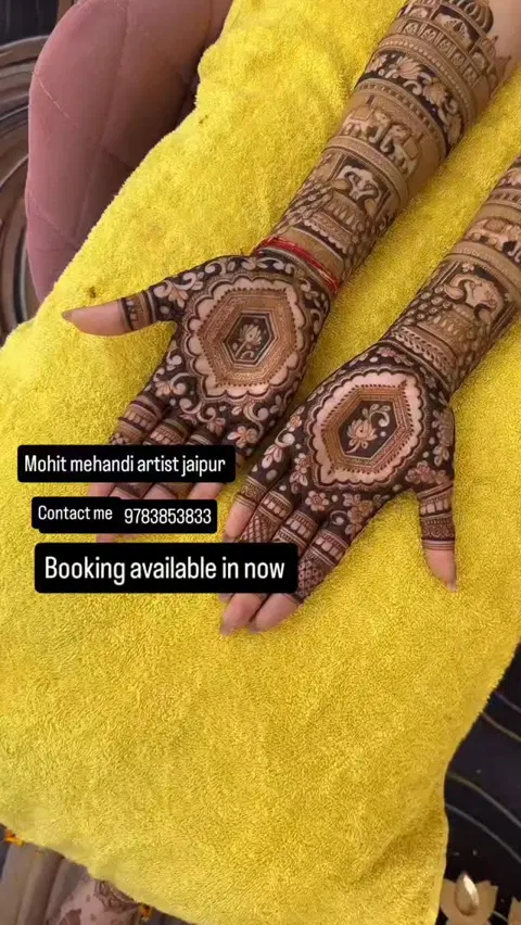 bridal mehndi design