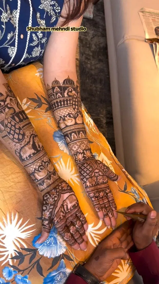 Bridal Foot Mehndi Design