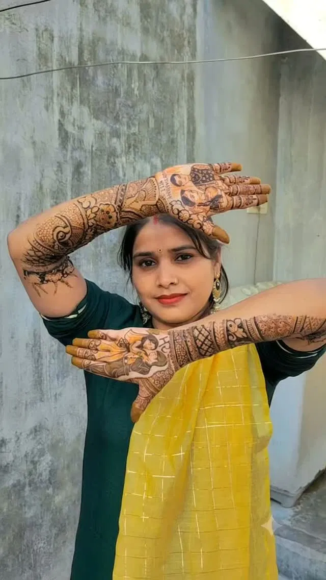 Full Hand Mehndi Design