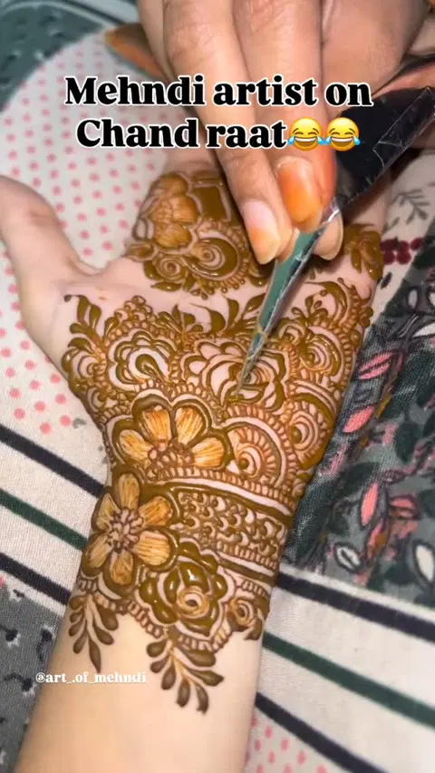 full hand mehndi design