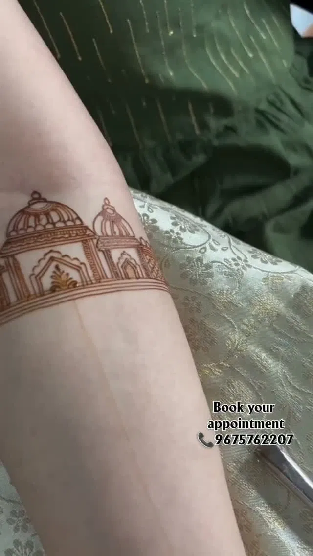 Bridal Full Hand Mehndi Design