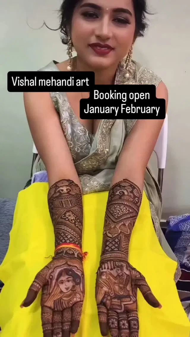Bridal Foot Mehndi Design with Figures and Hearts (5)