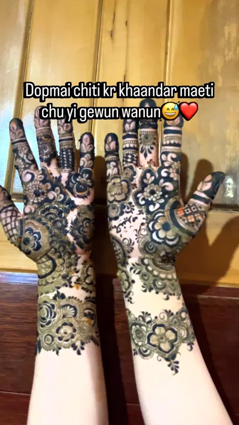 bridal mehndi design