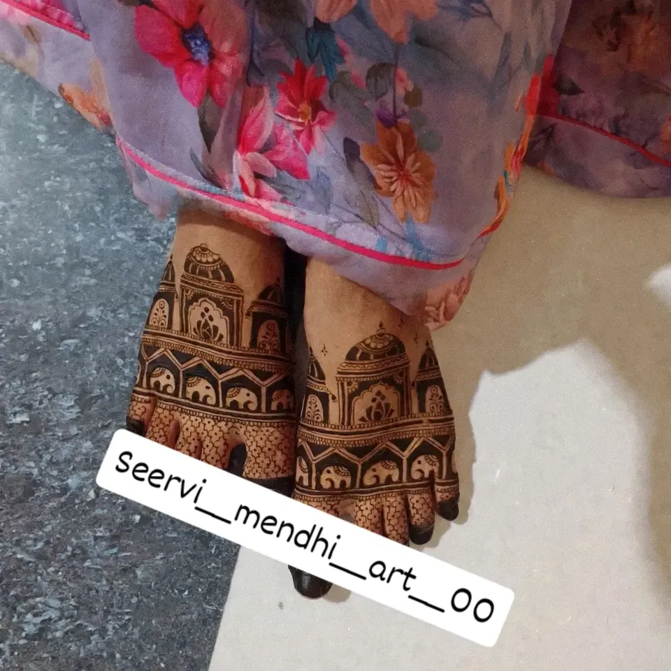 Foot Mehndi Design
