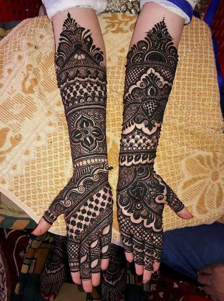 Full Hand Mehndi Design