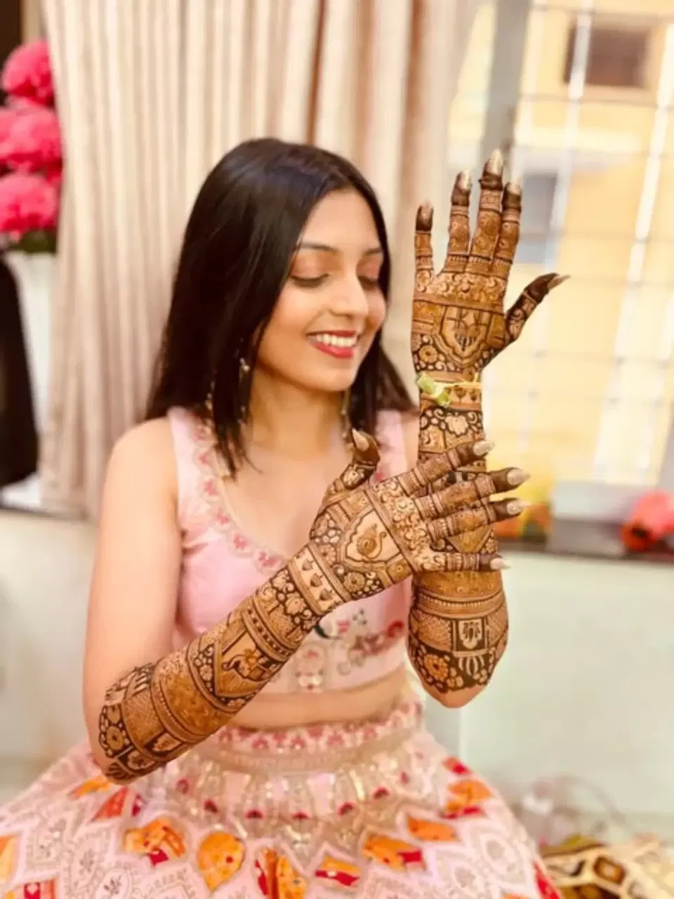 Bridal Full Hand Mehndi Design