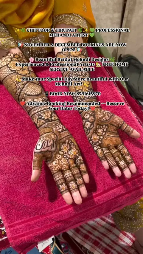 bridal indian mehndi design