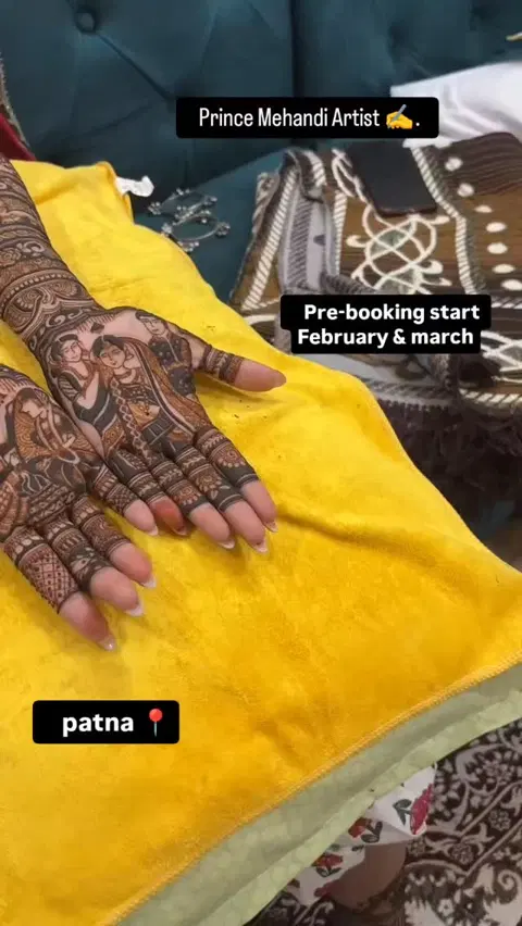 arabic bridal figure mehndi design