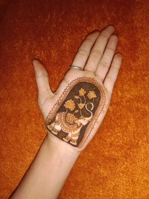 simple mehndi design