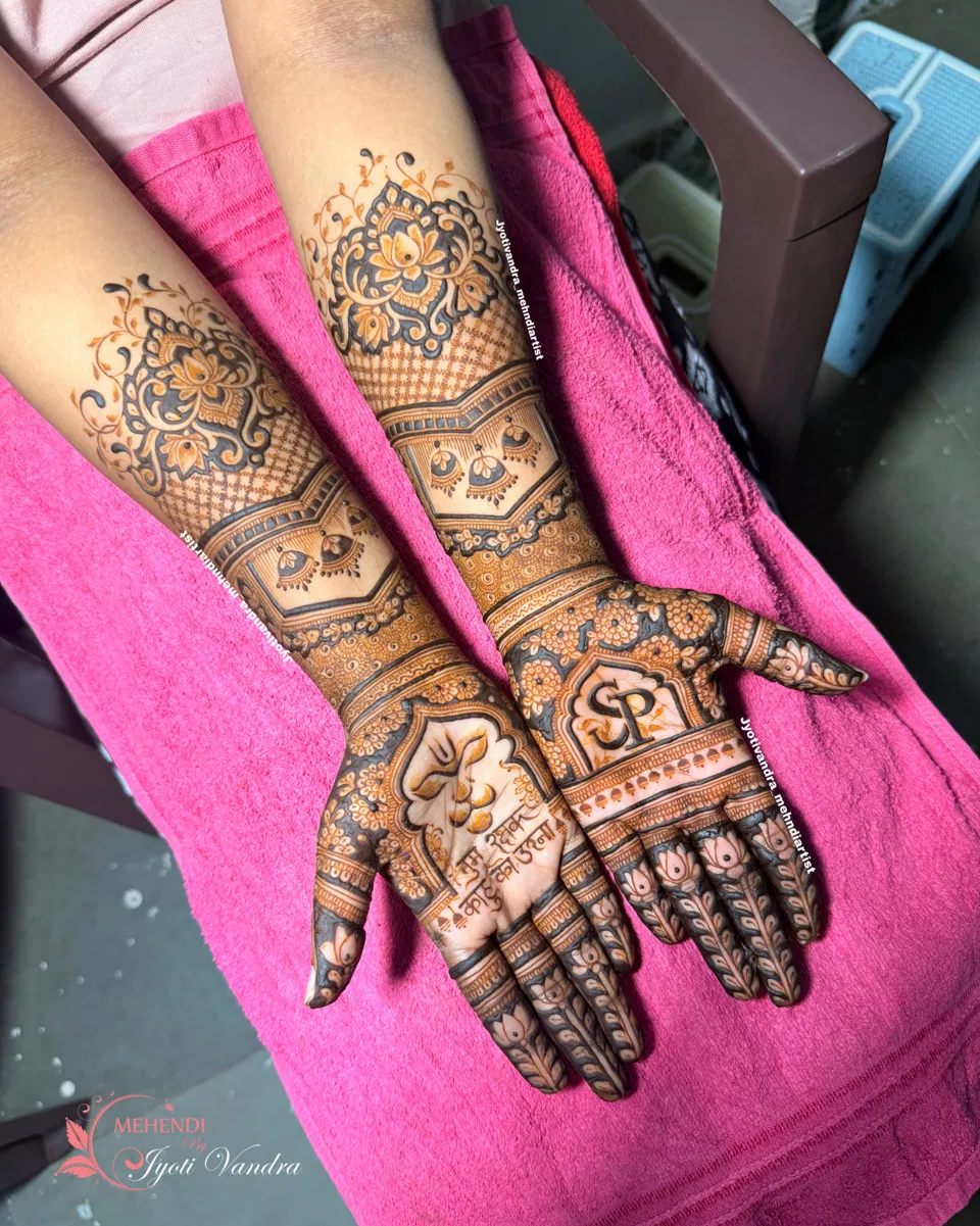 Bridal Full Hand Mehndi Design (2)